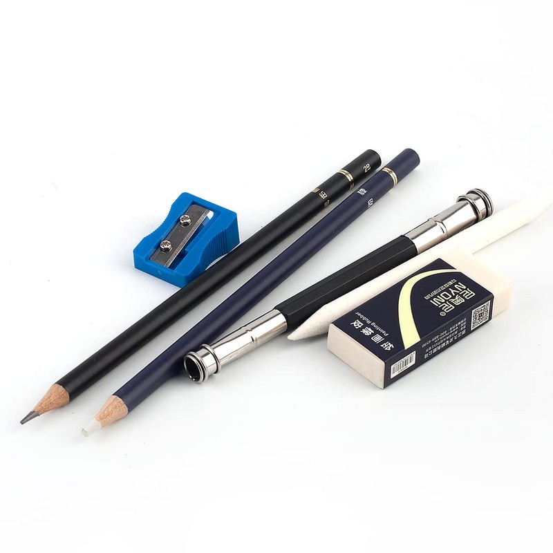 Nyoni Sketch Pencil Set for Artist, Beginner, Student with Metal