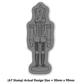 'Nutcracker' Rubber Stamp - Unmounted Design for Crafting & Scrapbooking, A7 (RS00052965)