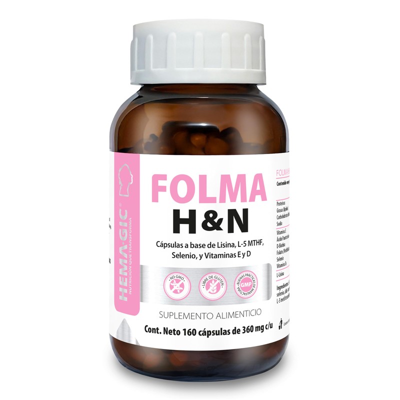 Folma H&N - Lisina Biotina Selenio Vitaminas E, D, Y