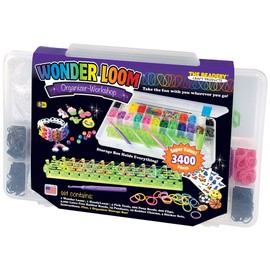 The Beadery - WonderLoom Travel Workshop - Looms, Bands, C-Clips, Beads - 7314