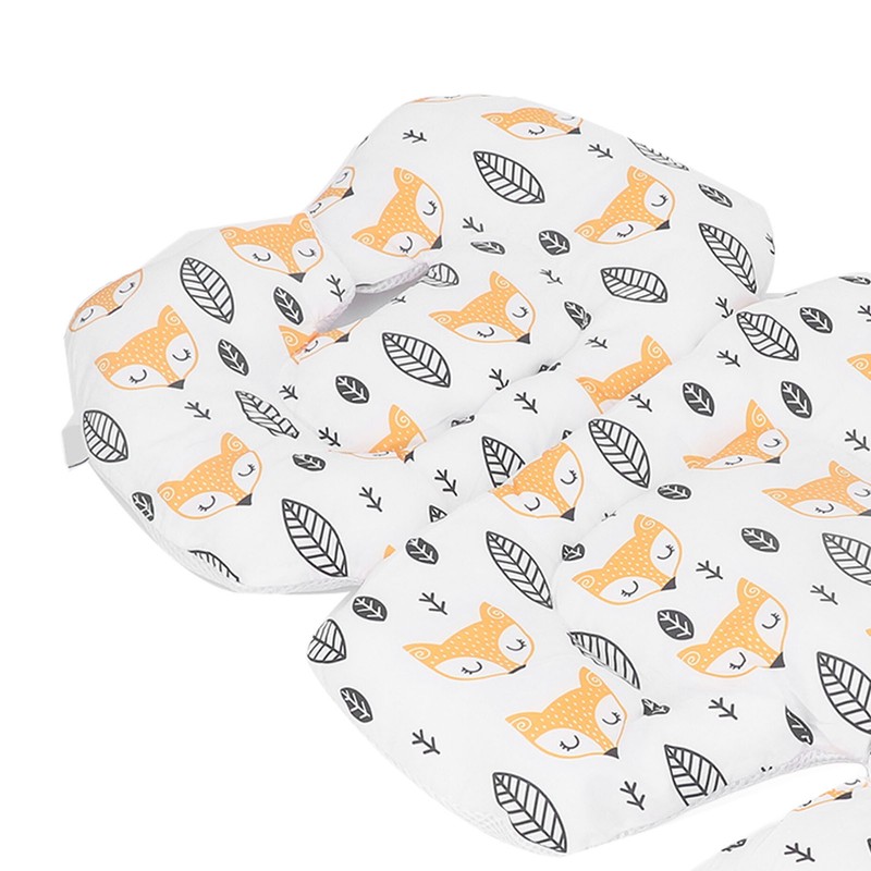 Baby Carriage Cushion Body Support Special Shaped Reduce Fatigue Washable