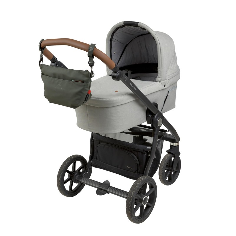LÄSSIG Baby Pram Organiser Shoulder Bag with Pram Attachment /