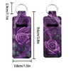 FREEBLOSS 2Pcs Chapstick Holder Keychain Lip Balm Holder Keychain Lightweight