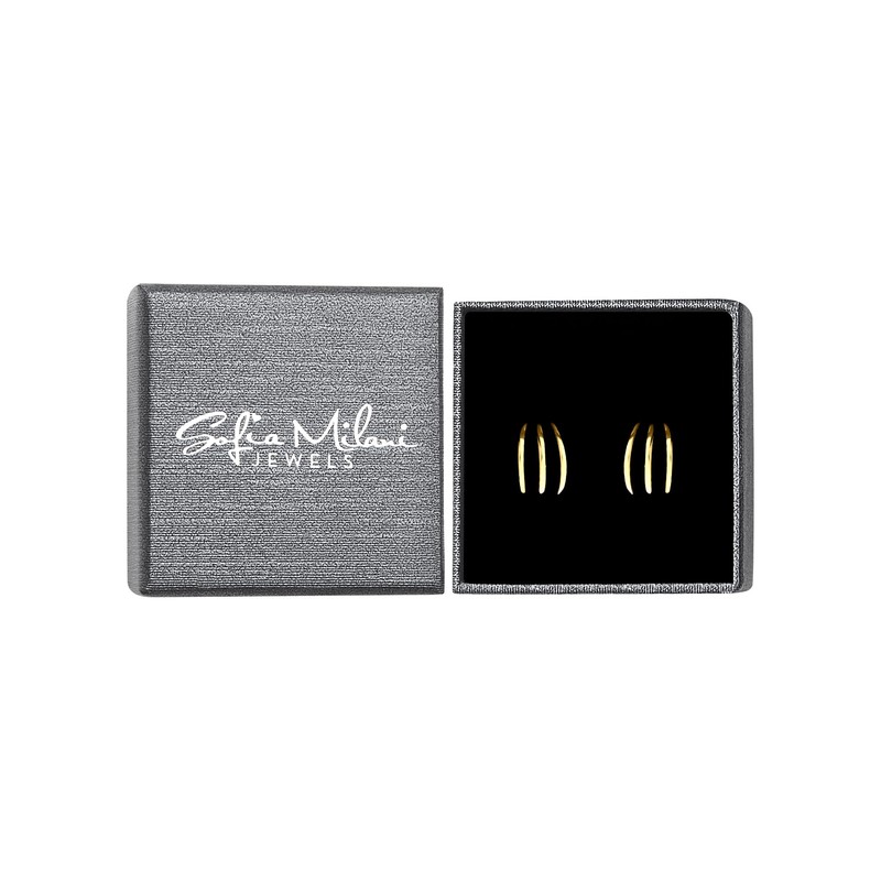 SOFIA MILANI - Women's Earrings 925 Silver - Geometry Creole