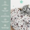 100% Organic Cotton Muslin Supersoft Baby Blanket, Luxurious Gender Neutral