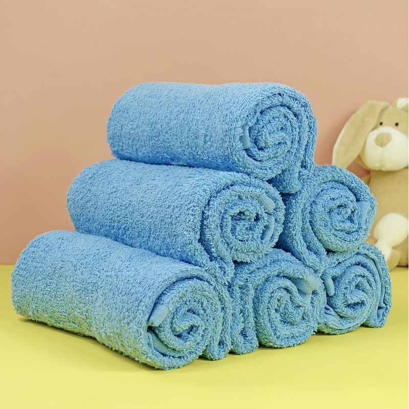 Bright Bots Reusable Terry Cloth Nappies 100% Cotton Absorbent 60x60cm