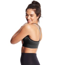 C9 Champion Women's Seamless Dip Dye Cami Bra, Silverstone/Ebony, XS