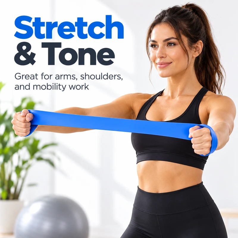 5-Piece Resistance Bands Set for Full-Body Workouts – 5 Resistance