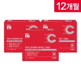 Myny Myni Immune Care Vitamin C 1000 Antioxidant Immune Function Vitality 120 tablets, 3 pieces / 마이니 면역케어 비타민C 1000 항산화 면역기능 활력 120정, 3개