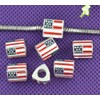 Three Sided Flag Charms in Assorted Countries to Choose From