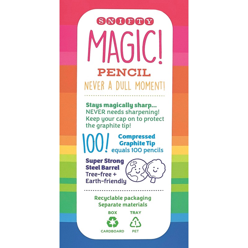 SNIFTY Magic Pencil - Compressed graphite tip equals 100 pencils