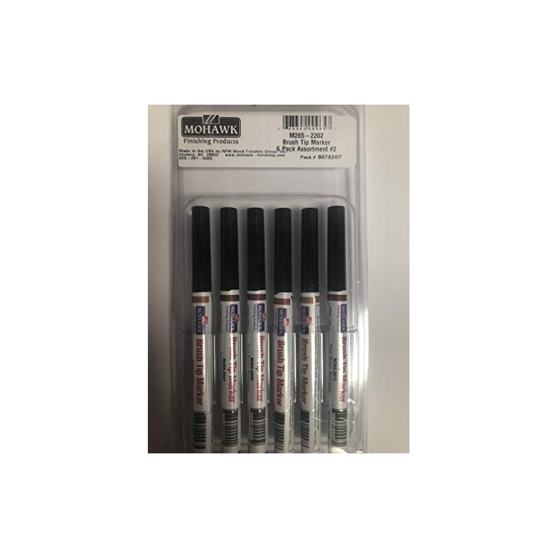 Brush Tip Graining Marker 6 Pack Assortment #2