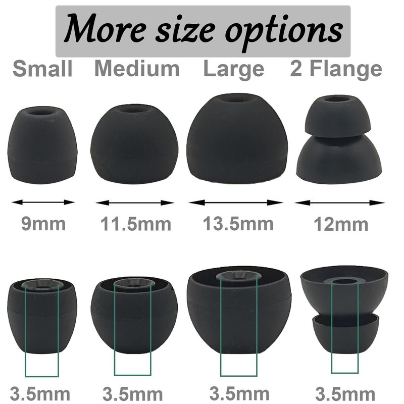 Replacement Eartips Silicone Earbuds Buds Set for Powerbeats Pro Beats