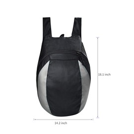 ELCYCO Mochila para casco de motocicleta, bolsa compacta de almacenamiento ligera con gran capacidad, 28 L