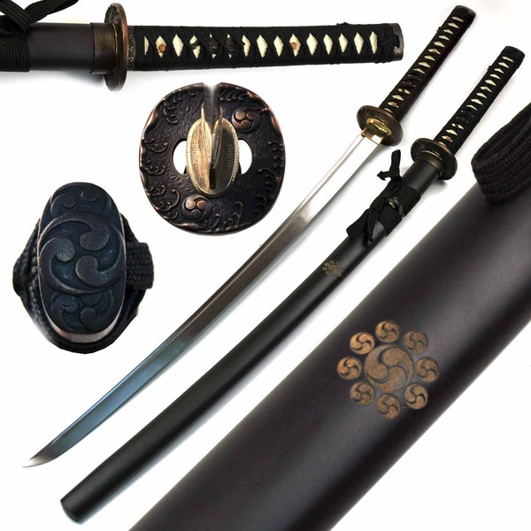 Ace Martial Arts Supply Classic Handmade Samurai Katana Sharp Sword-Musha (Kenshin Tsuba)