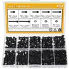 555 Pieces M3 Screws Nuts Washers Set Black, Sutemribor M3