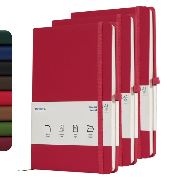 Infinity Notebook Journal, Maestro Journal Notebook Ruled Paper - A5