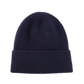 Magracy Toddler Boys Girls Winter Beanie Hat Warm Stretchy Fleece Lined Knit Hat for Kids Navy Blue