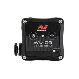 MINELAB WM09 Wireless Audio Module, Enables Headphone Connection to X-Terra PRO, MANTICORE, Equinox 700/900 Metal Detectors (Includes Charger)