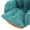 Office Chair Cushion Semi Enclosed Crown Shape Polyester Fiber Seat