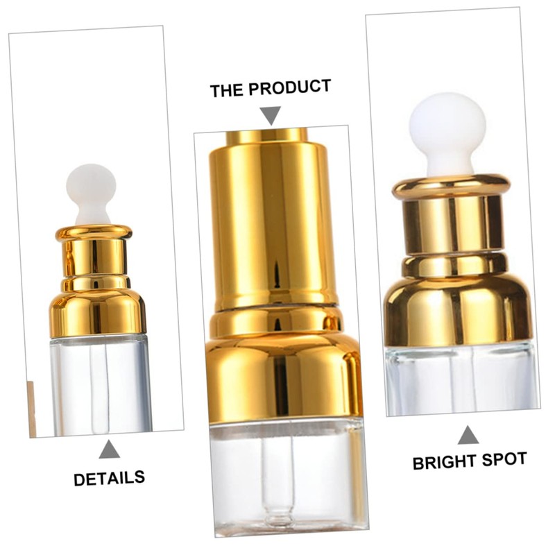 VILLFUL 30ml Essential Oil Dropper Bottle Set of 6 Refillable