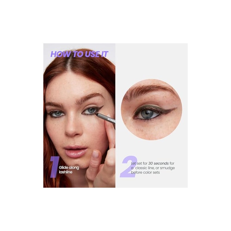 Wonderskin Eyeliner Pencil 1440 Longwear Eyeliner Waterproof & Smudge Proof