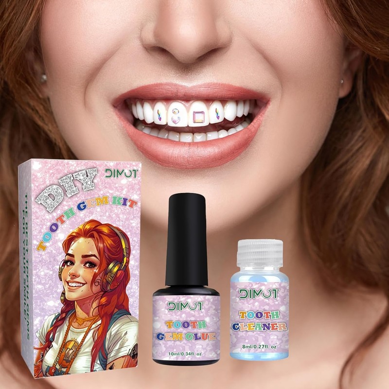 Tartar Set, Tooth Jewellery Set, Tooth Gem Kit, DIY Handmade