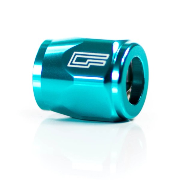 ColorFittings.com TEAL -16AN / 16AN Fitting "Dash Sixteen" Hose Finisher