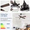 Depuley 42-Inch Ceiling Fan with Light: Walnut Ceiling Fans with