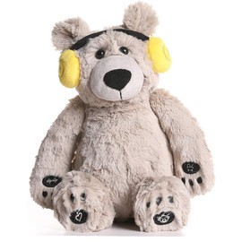 BEREST Baby Sleep Soother Cry Activated Sensor Toys, Heartbeat Bear for Babies, Plush Stuffed Animal for Newborn Infants, Babies Toy Vibrating with Mom’s Heartbeat,Baby Shower Gifts for Boys and Girls