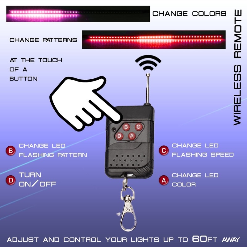 Stark Industries 48 RGB Knight Rider Scanner DRL Multi Color