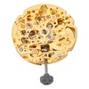 8N24 Watch Movement Golden Alloy Automatic Hollow Out Watch Replacement