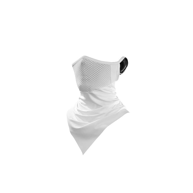 Trifong Face Cover, Summer, UV Protection, White, Cool, Ear-hook, Face