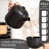 Steinzeit Design Tea Pot with Warmer (44 oz) - Premium