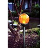 Copy of Star Trading Roma LED Solar Light, Silver/Amber