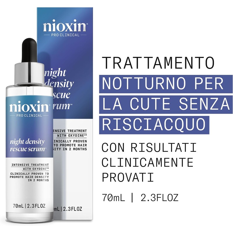 Nioxin Night Density Rescue Sérum Nocturno para Densidad y Grosor