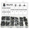 Swordfish 21140 - SAE Rubber Well Nut Assortment Nut Insert Kit, Package of 115 Pieces