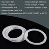 sourcing map PTFE Flat Washers 55mm OD 45mm ID 2mm