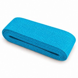 Turquoise 25mm Cotton Twill Tape – Binding, Bunting & Edging Trim