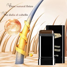 Peine para Tinte de Cabello, Peine con Tinte para Cubrir Canas, Coloración Pelo Portátil, Cubrir Canas, Tinte para el Cabello Unisex, Fácil de Usar. (Marrón oscuro)