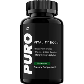 Puro Vitality Grow (1 Pack) Puro for Men Capsules – Puro Vitamin Complex Pills, Energy