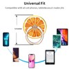 TACOMEGE Phone Holder Ring Grips Fruit Orange, Finger Ring Stand