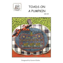 Rosewood Manor Designs / Karen Kluba ~ SM-019 Toads On A Pumpkin Chart