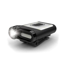 Claymore Capon 65A+ Black Ultra-Light Clip-On Cap Light – USB-C Rechargeable 230LM LED Compact Headlamp | 3 Modes IP54 Water-Resistant Up to 19 Hrs Runtime for Camping, Running, Outdoor