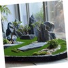 Operitacx Realistic Artificial Moss Turf Fake Grass Roll for Outdoor
