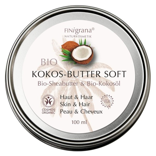Finigrana, Organic Coconut Butter Soft 100 ml