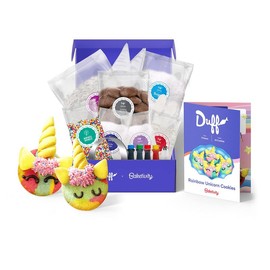 Bake Unicorn Rainbow Cookies with Premeasured Ingredients | Cookie Making Kit, Bakeware