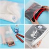 DERAYEE 20 Pack Zipper Plastic Bags Zipper Bags Plastic Bags