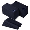 Black Dinner Napkins, 3-Ply Disposable Paper Napkins-Bar 1/8 Folded, Dinners,