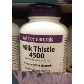 WEBBER NATURALS MILK THISTLE SOFTGEL 240 COUNTS
